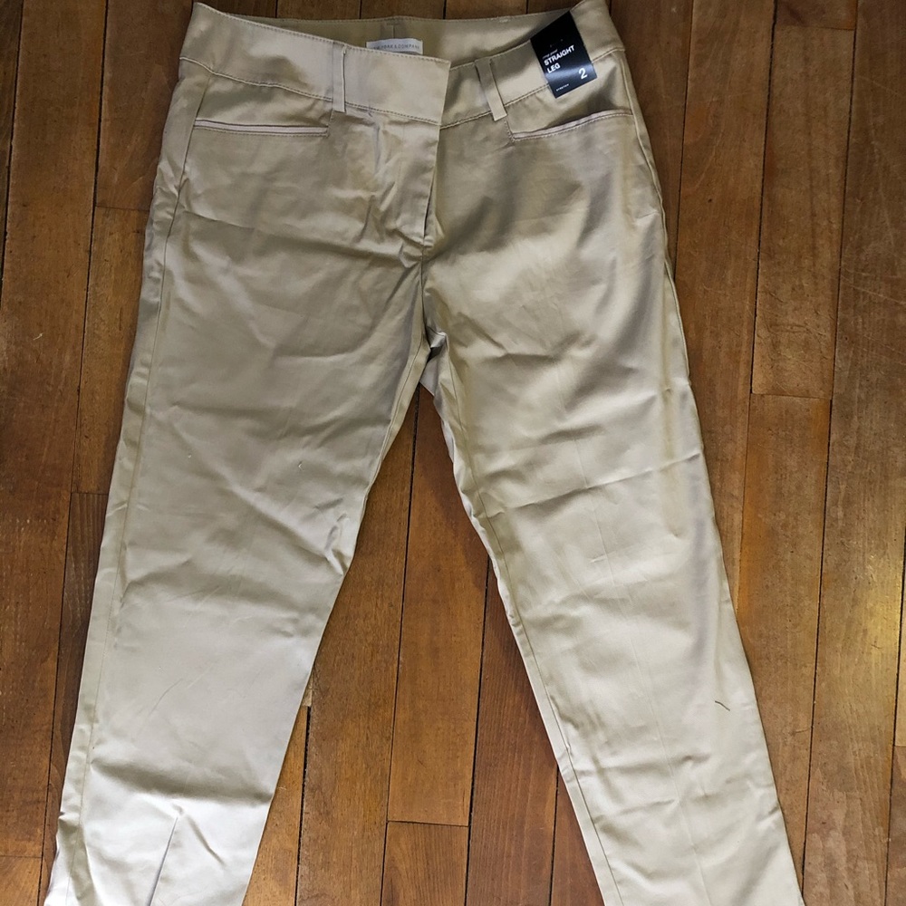 New York and company khaki dress pants